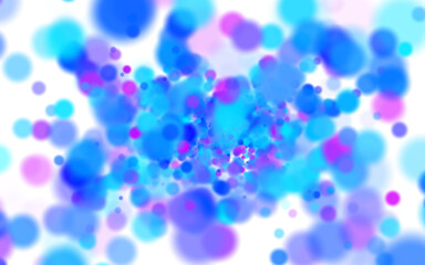 Abstract colorful bright spot watercolor dot soft and blur background.