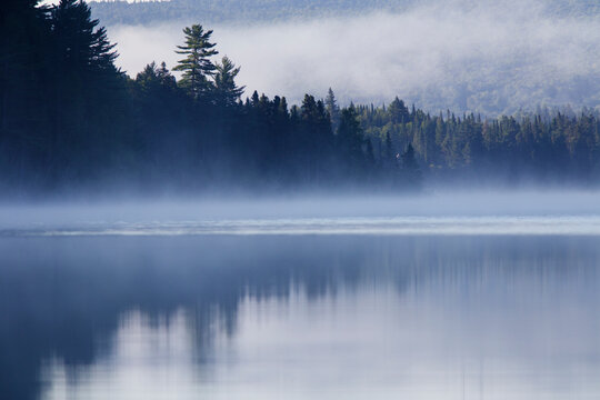 Misty Morning in Mont Tremblant National Park-Canada © Mircea Costina