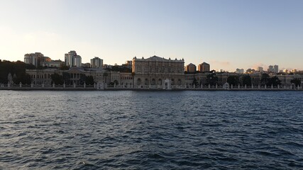 Fototapeta premium sunset in istanbul turkey