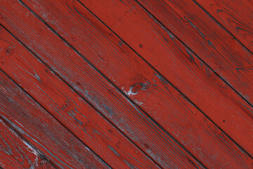 old red plank wall background