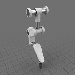 Suspended robotic arm