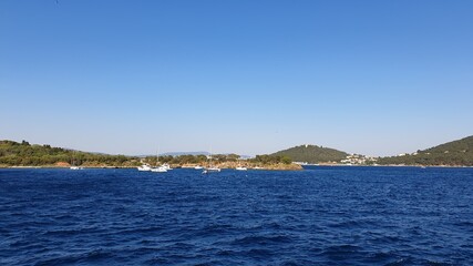 view of the bay of kotor montenegro