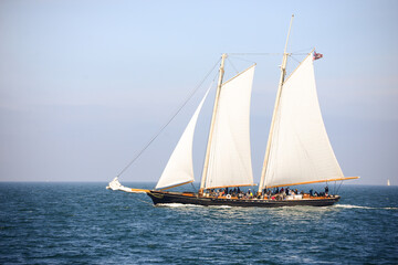 sailing boat on the sea