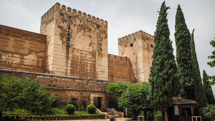 Fototapeta na wymiar Granada is a city in southern Spain’s Andalusia region, known for Alhambra.