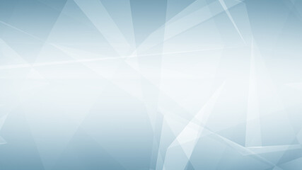 Obraz premium Abstract blue white and gray polygon triangle pattern gradient background. 3d render illustration.