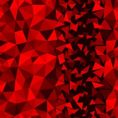 Abstract multicolor ruby red background. Vector polygonal design