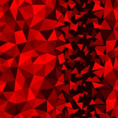 Naklejka premium Abstract multicolor ruby red background. Vector polygonal design