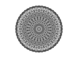 Flower Mandala. Printable package decorative elements. Oriental, mystic, alchemy pattern
