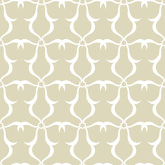 Abstract seamless background. White print on olive green