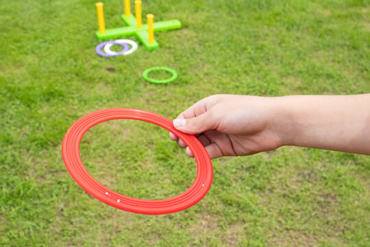 Pool Noodle Ring Toss: Kids Backyard Game