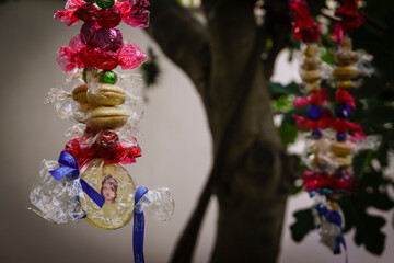 Rosari Ensucrat - rosario dulce-, tipico de la ciudad de Palma,Mallorca,Islas Baleares, Spain