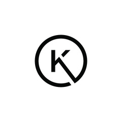 monogram K letter logo