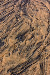 Background sand of the sea