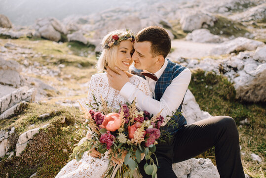 couple in love hug and enjoy each other