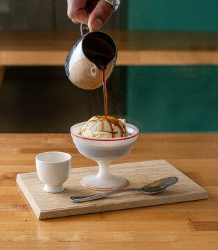 Italian Affogato Dessert