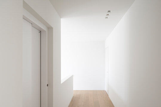 minimalist hallway