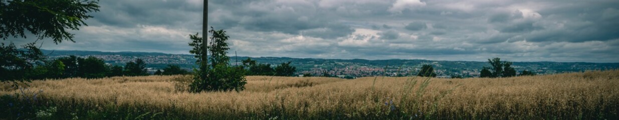 Fototapeta na wymiar Panorama of Valjevo, western Serbia