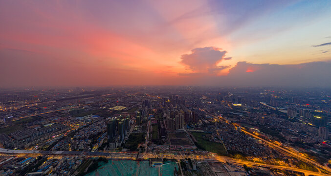 Sunset of Guangzhou