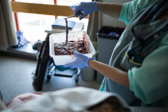 Midwife With A Placenta