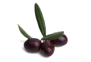 fresh olives isolated