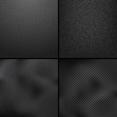 Vector set of textile textures.