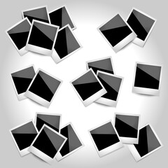 Vector set of photo frames.