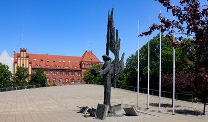 Engel der Freiheit, Platz Solidarnosci, Stettin, Polen