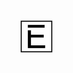 monogram E letter logo