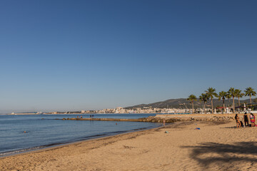 Fototapeta na wymiar Mallorca Holidays 2020 blue sea 