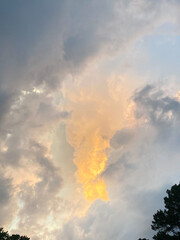Storm Clouds at Sunset 5