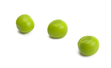 green peas isolated