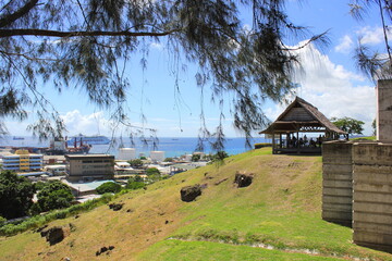 Behind the Solomon Islands Parliament  Building