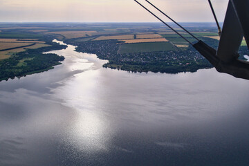 sunrise over the river