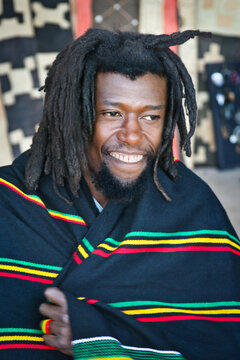 Rastafarian man