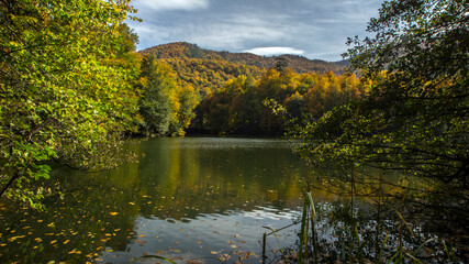 Yedigoller National Park (untouched nature) in Bolu Turkey