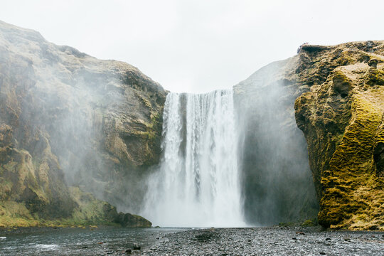 Iceland waterfall