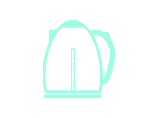 vector icon kitchen teapot symbol and teapot in flat style