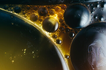 Abstract surreal bubble background