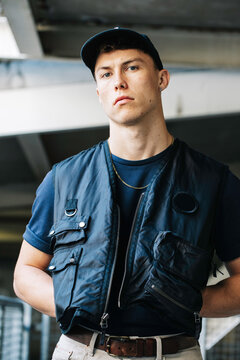 Street Fashion - Handsome Strong Young Man