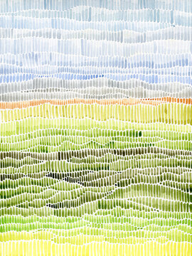 Abstract watercolor lanscape