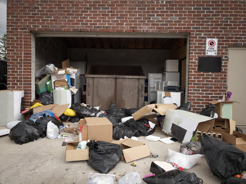 Overflowing Garbage