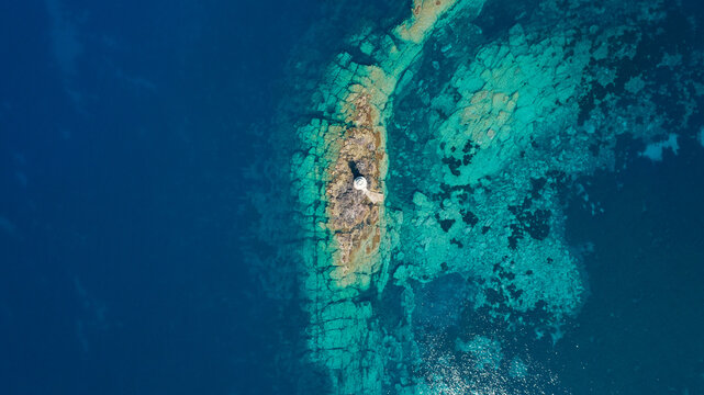 White and old lighthouse