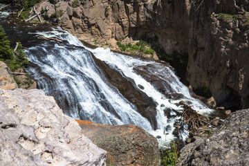 Gibbon Falls, Yellowstone National Park, Wyoming, USA