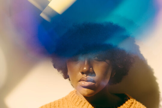 Prismatic Images Of A Beautiful Young Black Woman