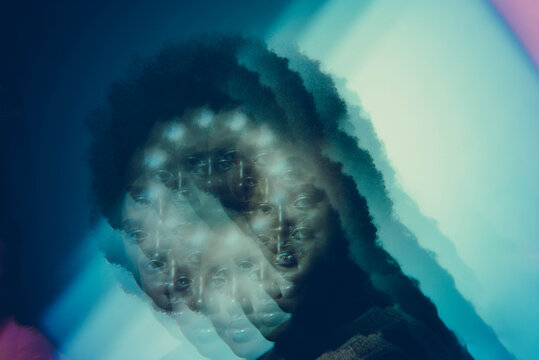 Prismatic Images Of A Beautiful Young Black Woman