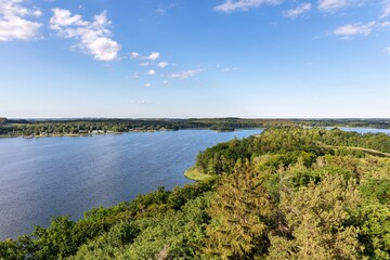 Obraz premium Lake Krakow in the Mecklenburg Lake District, Germany