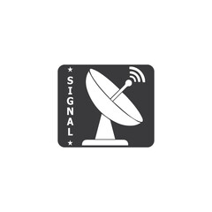 Signal Tower Icon Logo Template
