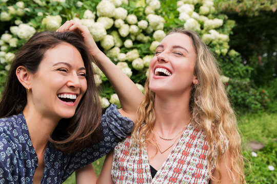 Women Laughing Together