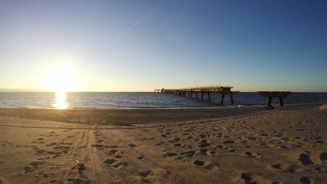 Old Wharf, Pier, South Italy, Lamezia Terme, Ruins, Real Time 4k
