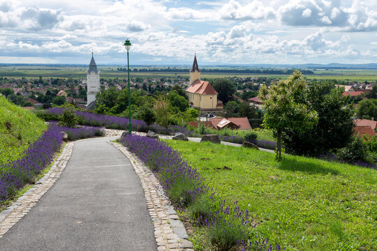 View of the village Tarcal from the Blessing Christ Statue